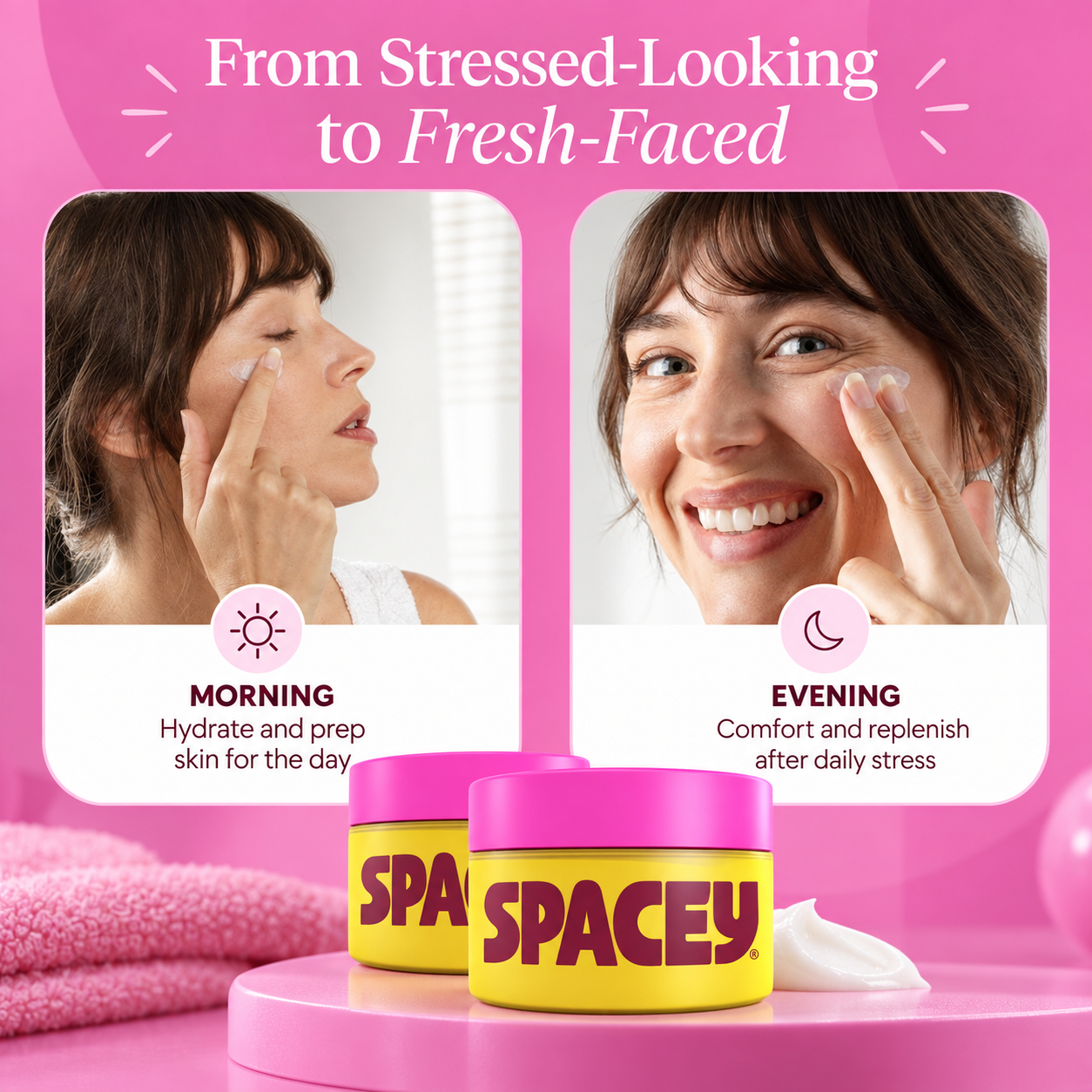SPACEY NAD+ Renewal Cream Duo
