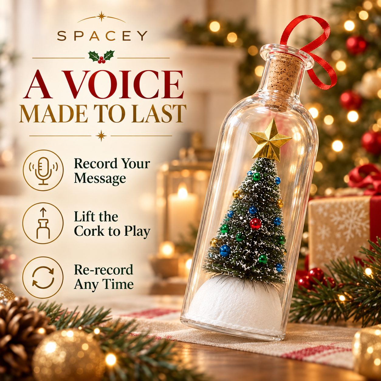 SPACEY EverVoice Christmas Keepsake